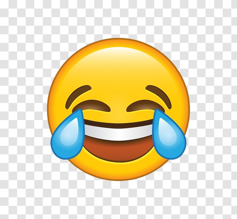 Face With Tears Of Joy Emoji Laughter Crying Sticker Transparent PNG
