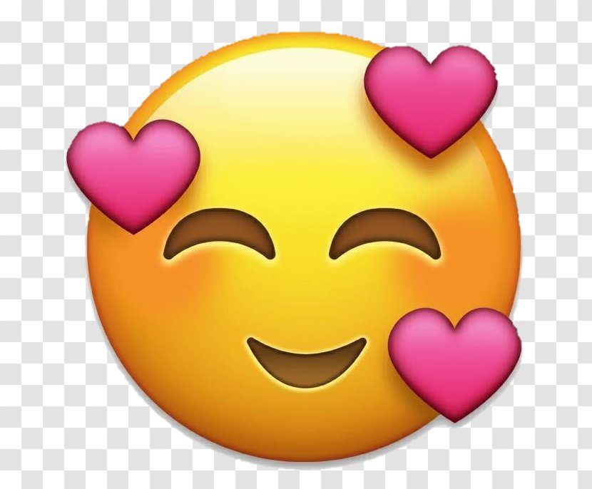 Emoji Heart Love Sticker Smiley Emoticon Transparent Png