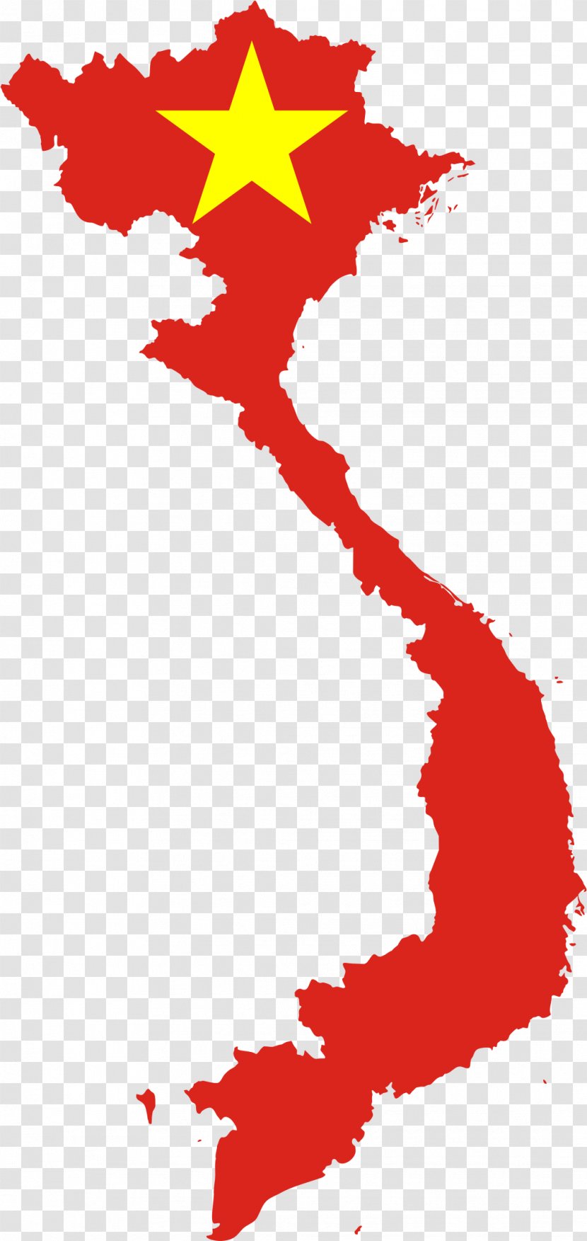 Flag Of Vietnam Map Clip Art Country Transparent Png