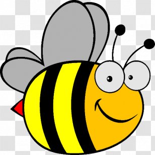 Honey Bee Cartoon Clip Art Smiley To Mention Bees Transparent Png