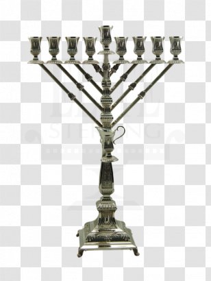 Menorah Hanukkah Judaism Shabbat Candles Transparent Png