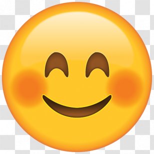 Smiley Blushing Emoticon Emoji Embarrassment Transparent Png F B