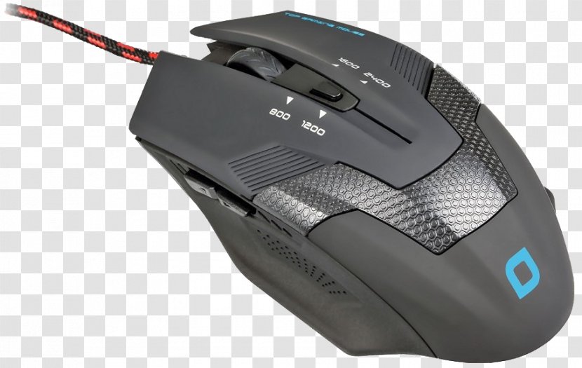 Computer Mouse EVOLVEO MG636 Gaming Optical 4 Leds Mats - Component Transparent PNG
