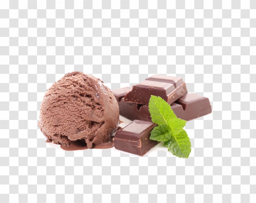 Chocolate Ice Cream Neapolitan Gelato - Pastry - Ball Material Free To Pull Transparent PNG