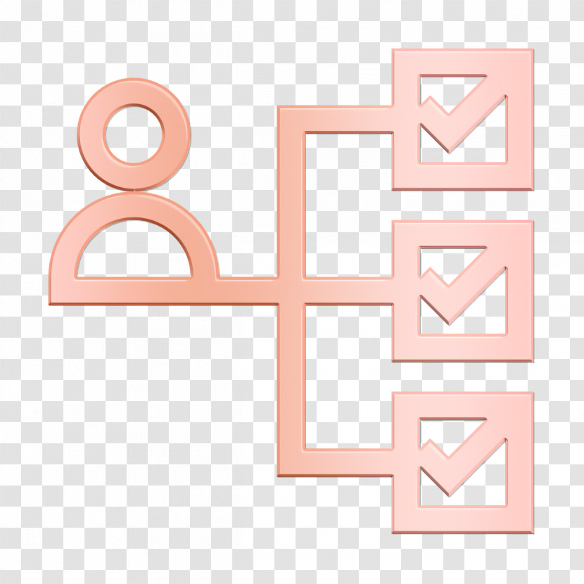 User Icon Head Hunting Icon Check List Icon Transparent PNG