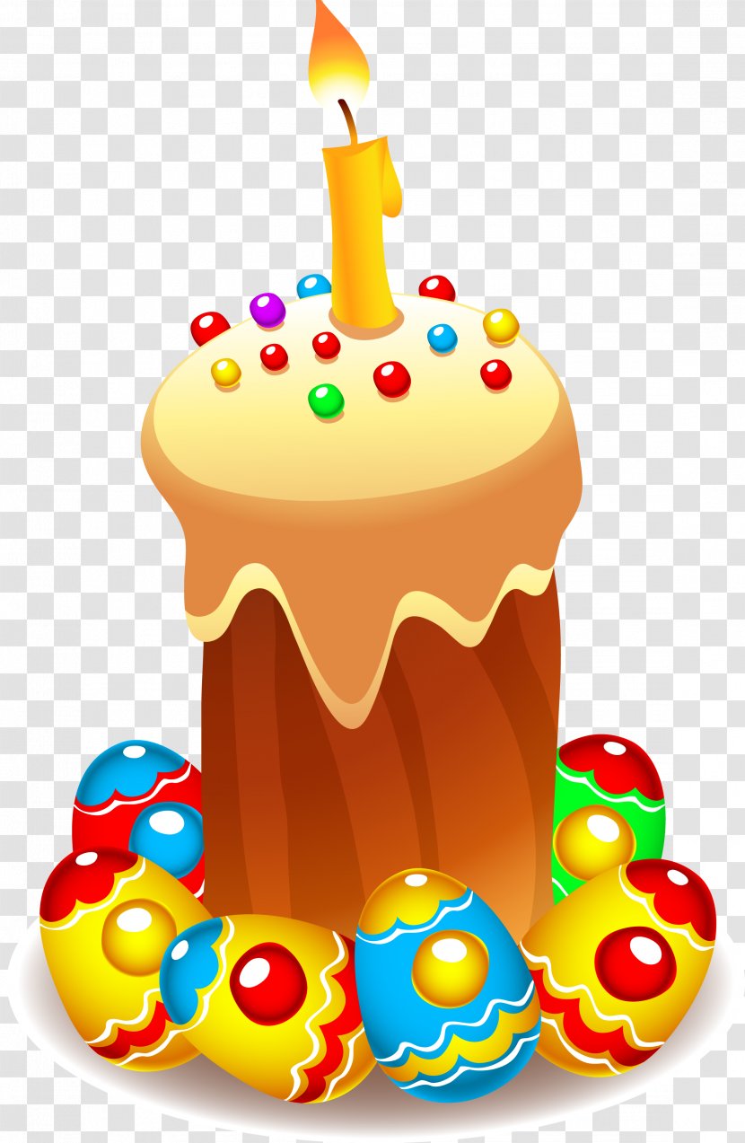 Paskha Kulich Easter Egg Drawing - Background Transparent PNG