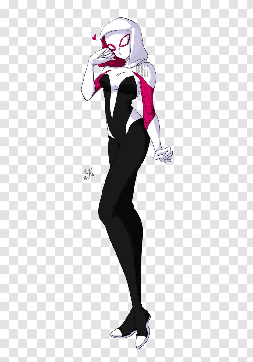 Spider-Woman (Gwen Stacy) Spider-Man Spider-Verse Dr. Otto Octavius - Tree - Gwen Stacy Draw Transparent PNG