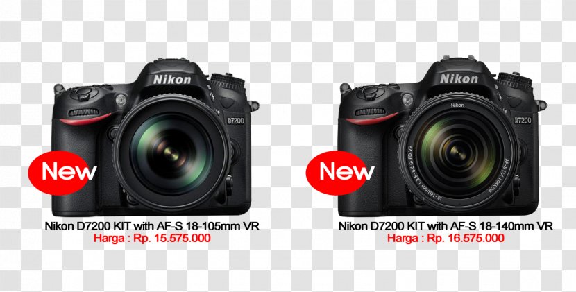 Nikon D7200 D7100 D610 D3300 D500 - Single Lens Reflex Camera Transparent PNG