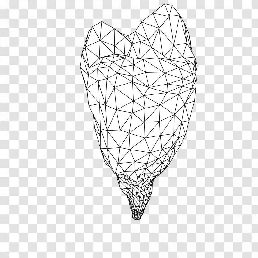 Line Drawing Point Pattern - Heart Transparent PNG