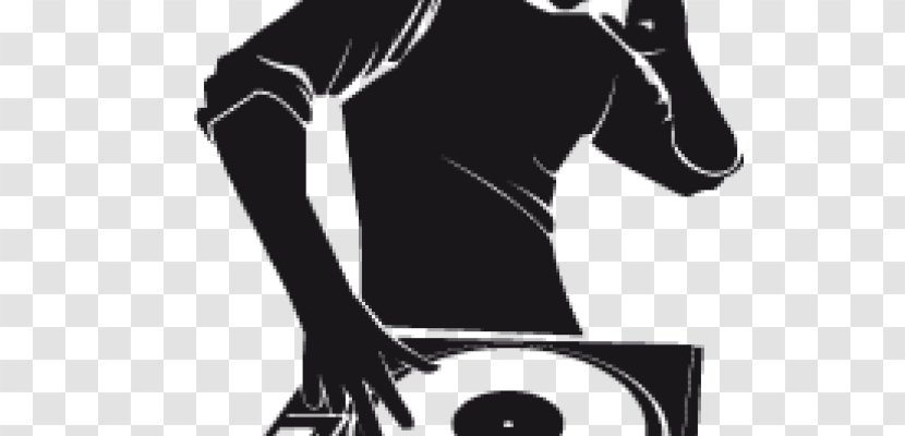 Disc Jockey DJ Mixer Audio Mixers Phonograph Record - Silhouette - Dj Concert Transparent PNG