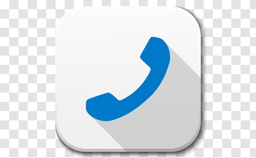 Blue Text Brand - Telephone Call - Apps Phone Transparent PNG