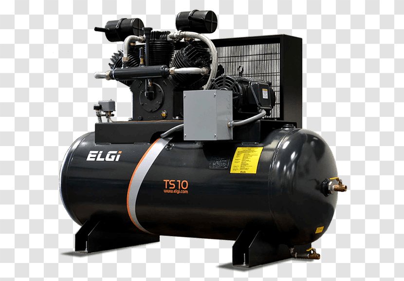 ELGI - Compressed Air - Compressor USA Elgi Equipments Reciprocating Patton's Inc.Industrial Engine Transparent PNG