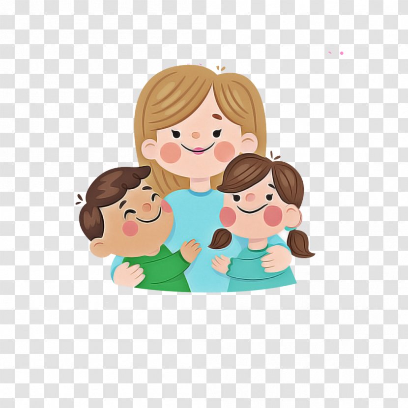 Cartoon Male Cheek Animated Child - Gesture Mother Transparent PNG