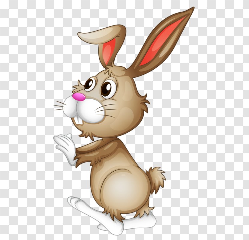 Easter Bunny Clip Art Egg Basket - Domestic Rabbit Transparent PNG