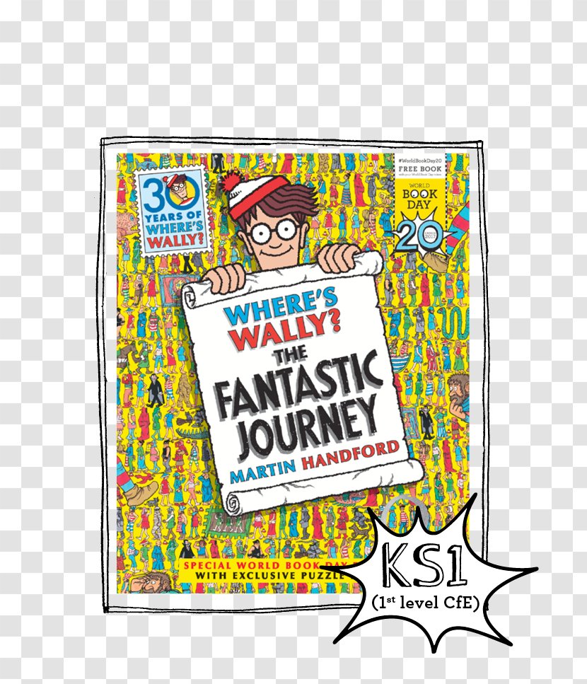 Where's Wally? The Fantastic Journey Incredible Paper Chase Wonder Book Wally Now? - Art Transparent PNG