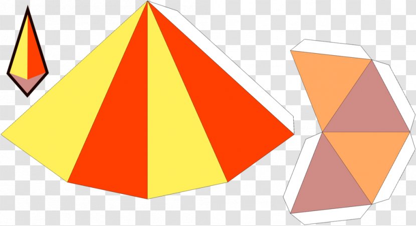 Gemstone Jasper Paper Model Peridot Amethyst - Diagram - Orange Origami Transparent PNG