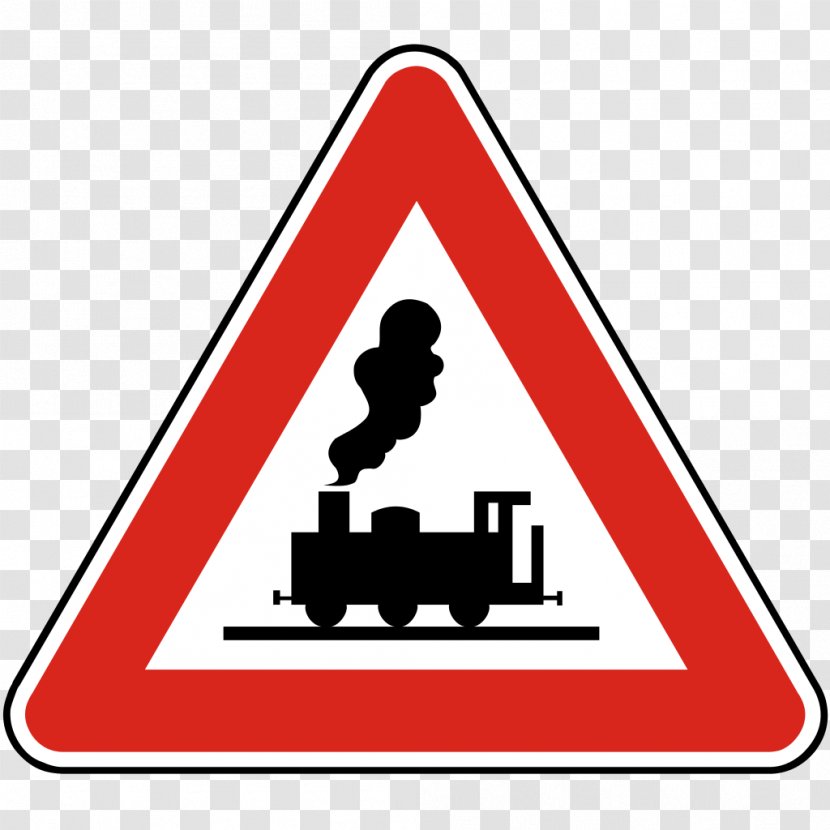 Level Crossing Railroad Traffic Sign Junction Transport - Area - 618 Transparent PNG
