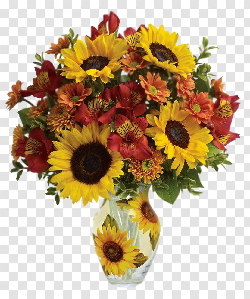 Floristry Teleflora Flower Bouquet Delivery - Floral Design - Falling Flowers Transparent PNG