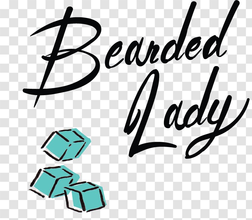 The Bearded Lady Bierkraft Graphic Design - Text Transparent PNG