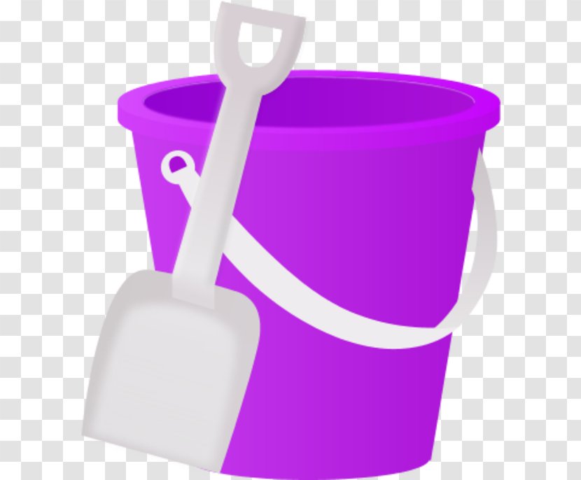Bucket And Spade Clip Art - Lilac - Sand Transparent PNG