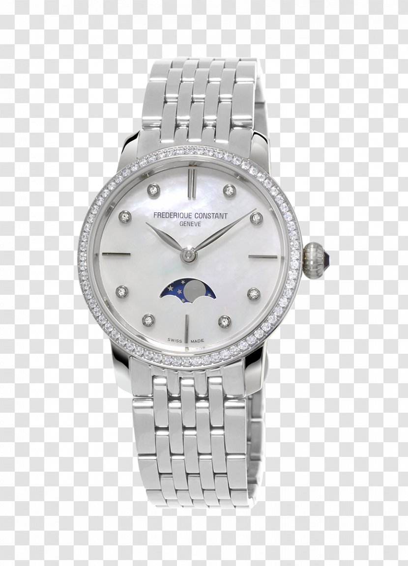 Frédérique Constant Watch Strap Jewellery Frederique Men's Classics Auto Moonphase - Movado Transparent PNG