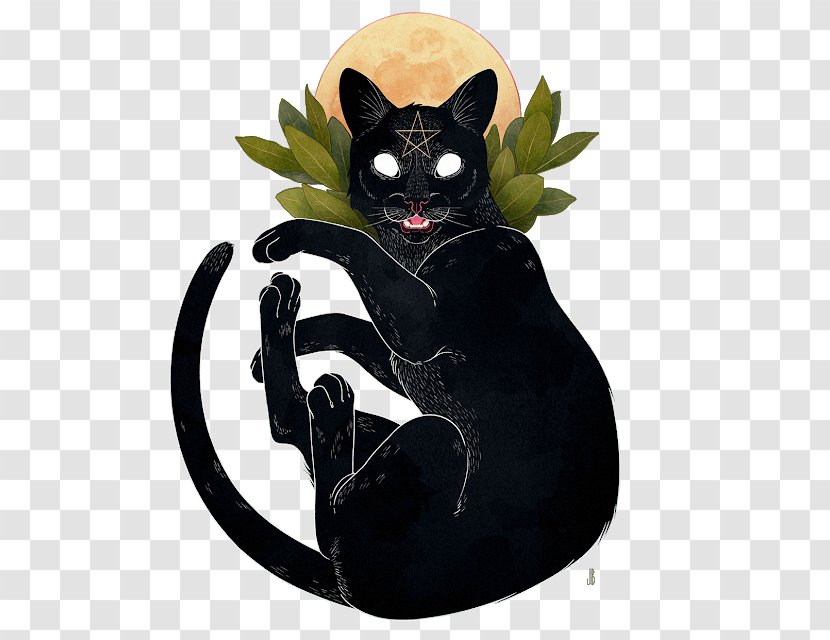 Artist Drawing Concept Art Illustrator - Black Cat - Familiar Spirit Transparent PNG
