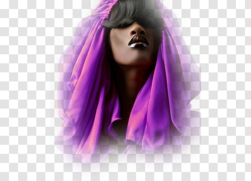 Hair Coloring Black Beauty Purple - Silhouette Transparent PNG