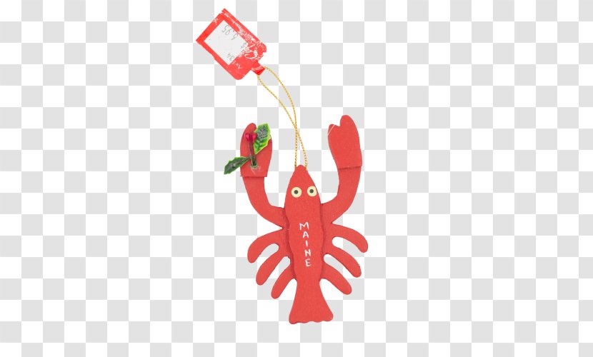 Lobster Christmas Ornament Finger Puppet - Baby Toys Transparent PNG
