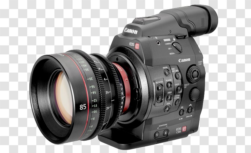 Canon EF Lens Mount EOS C300 Mark II Camera - Cinema Eos Transparent PNG