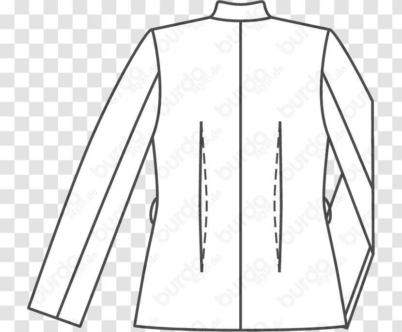 Jacket Textile Sleeve Outerwear Pattern - White Transparent PNG