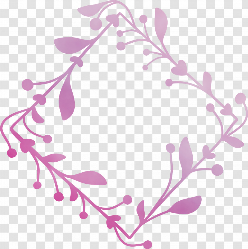 Branch Violet Purple Lilac Pink Transparent PNG