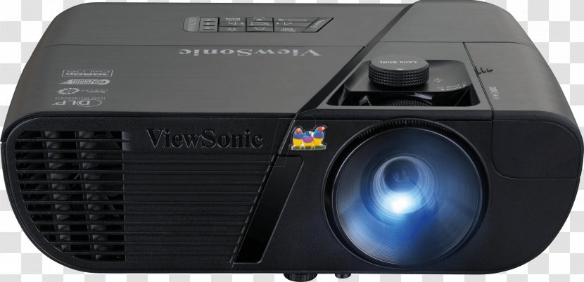 ViewSonic LightStream PJD5555W Projector 1080p Home Theater Systems - Electronic Device Transparent PNG