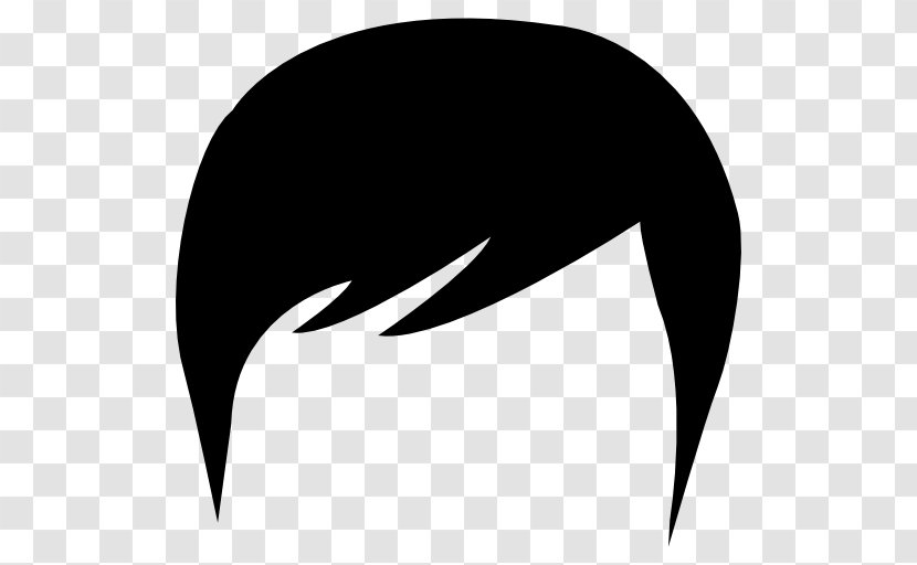 Silhouette Hair - Black Transparent PNG