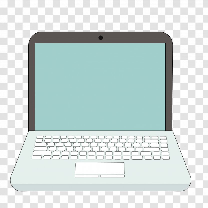 Netbook Laptop Dell Computer Keyboard - Electronic Device - Notebook Transparent PNG