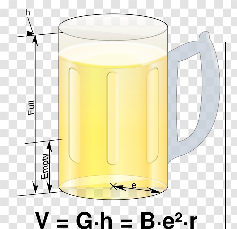 Mug Beer Glasses Pint Glass - Tableware Transparent PNG