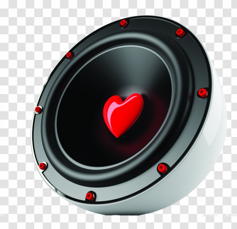 Loudspeaker - Audio - Black Love Speaker Transparent PNG