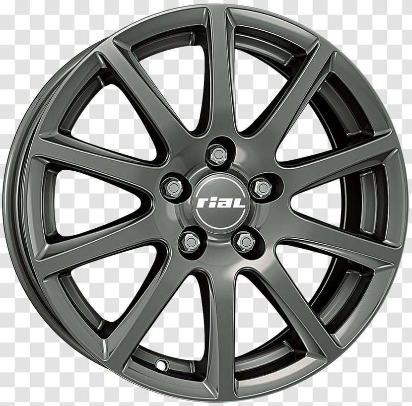 Car Rim Alloy Wheel - Black Transparent PNG