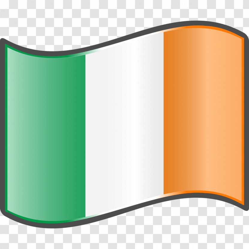Flag Of Ireland Irish Northern - Orange Transparent PNG