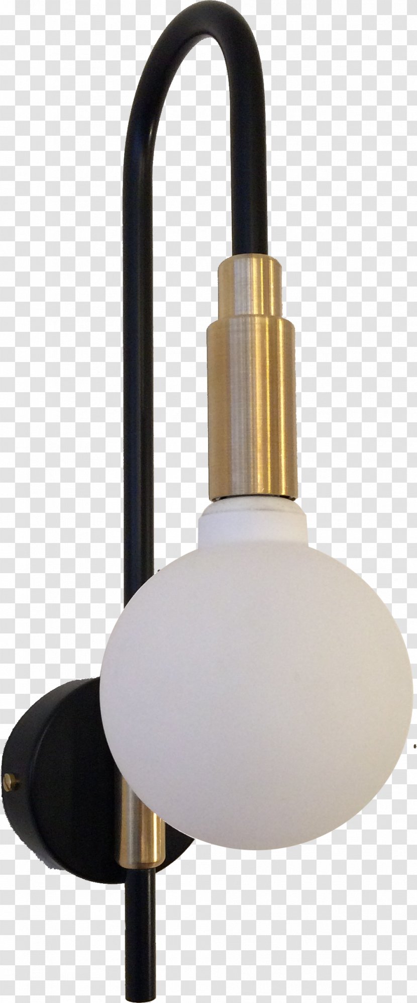 Light Fixture Sconce Lighting Plafonnier - Brass Transparent PNG