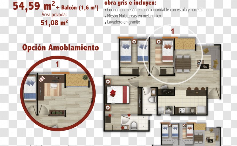 Gachancipá Floor Plan House Project Apartment - Residential Building Transparent PNG