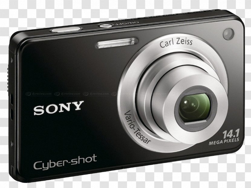 索尼 Point-and-shoot Camera Sony Cyber-shot DSC-W560 Zoom Lens Transparent PNG