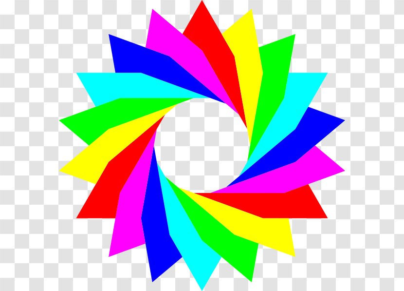 Rainbow Circle Color Clip Art - Petal Transparent PNG