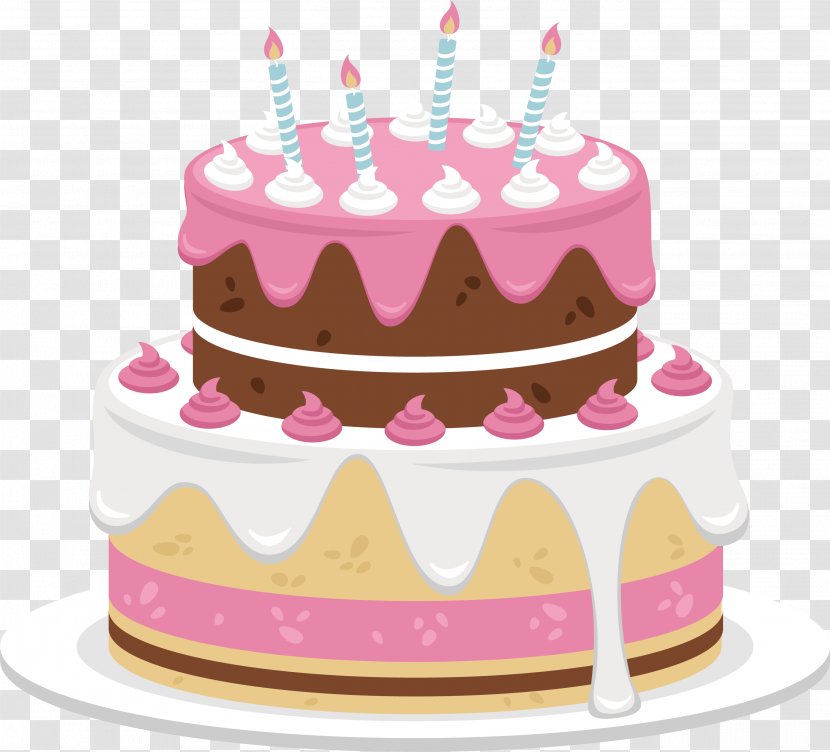 Birthday Cake Cream Bakery - Wedding - Sweet Pink Transparent PNG