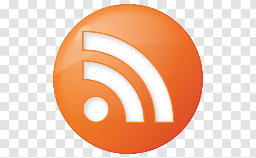 Social Media RSS Web Feed Blog - Bookmark - Rss Button Orange Icon Transparent PNG