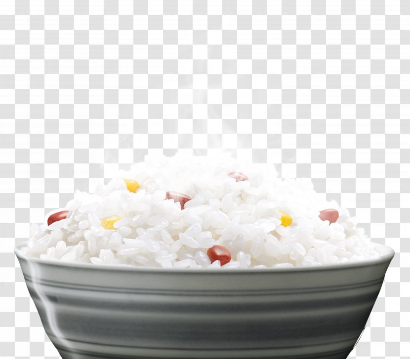 Cooked Rice Congee Cooker Food - A Bowl Of Transparent PNG