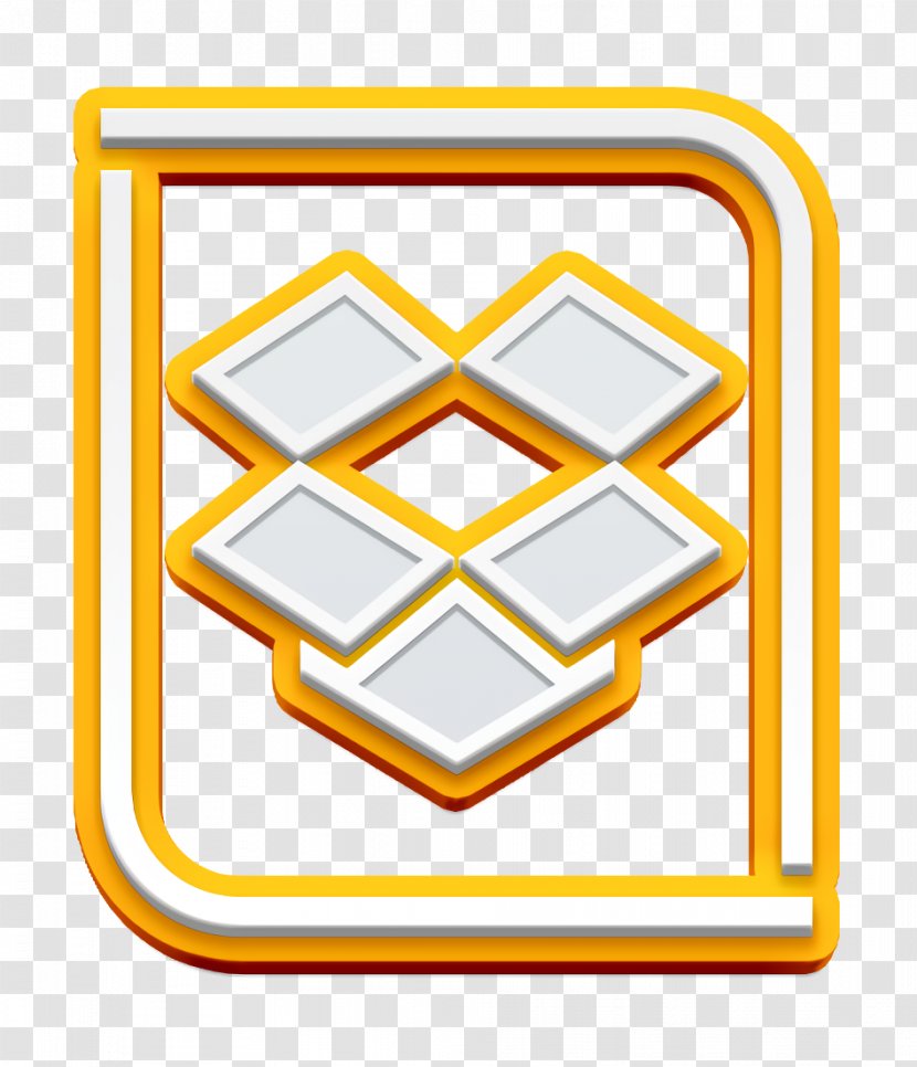 Cloud Icon Dropbox Share - Yellow Sharing Transparent PNG