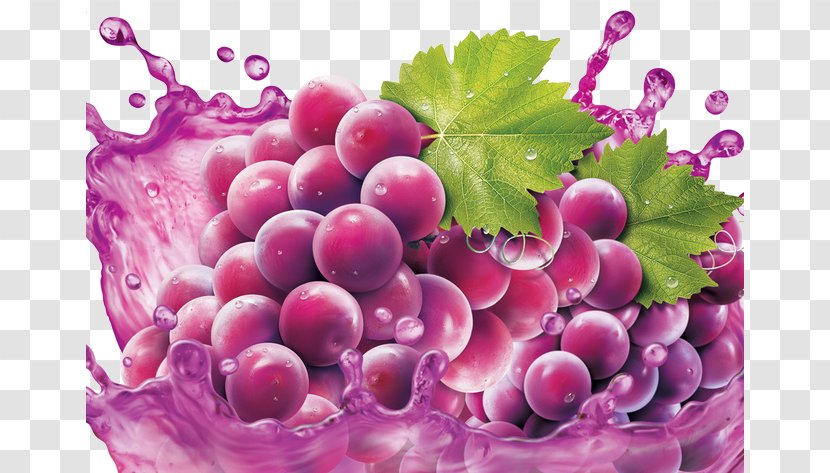 Grape Juice Fruit - Violet - Purple Transparent PNG