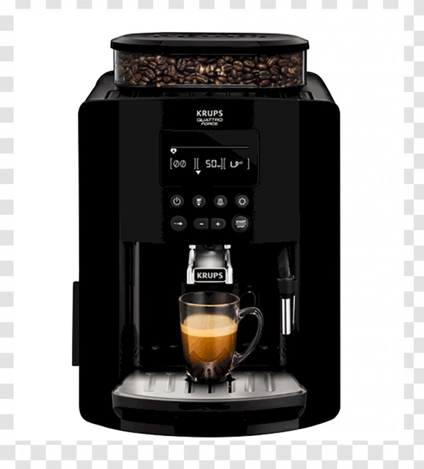 Espresso Machines Coffeemaker Krups - Coffee Transparent PNG