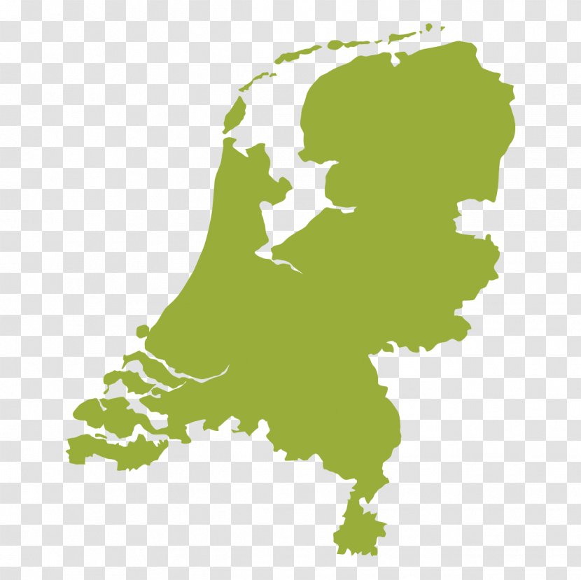 Flag Of The Netherlands Map - Drawing Transparent PNG