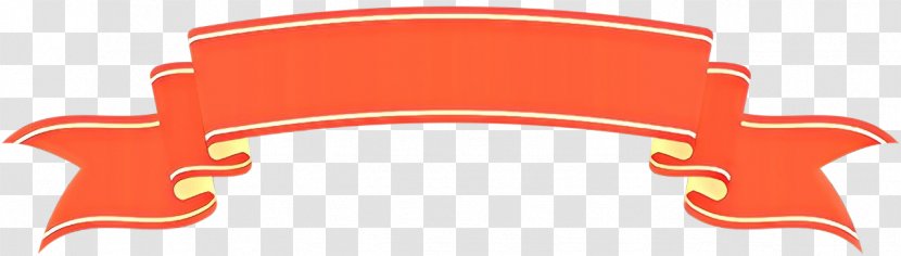 Red Background Ribbon - Rim Orange Transparent PNG